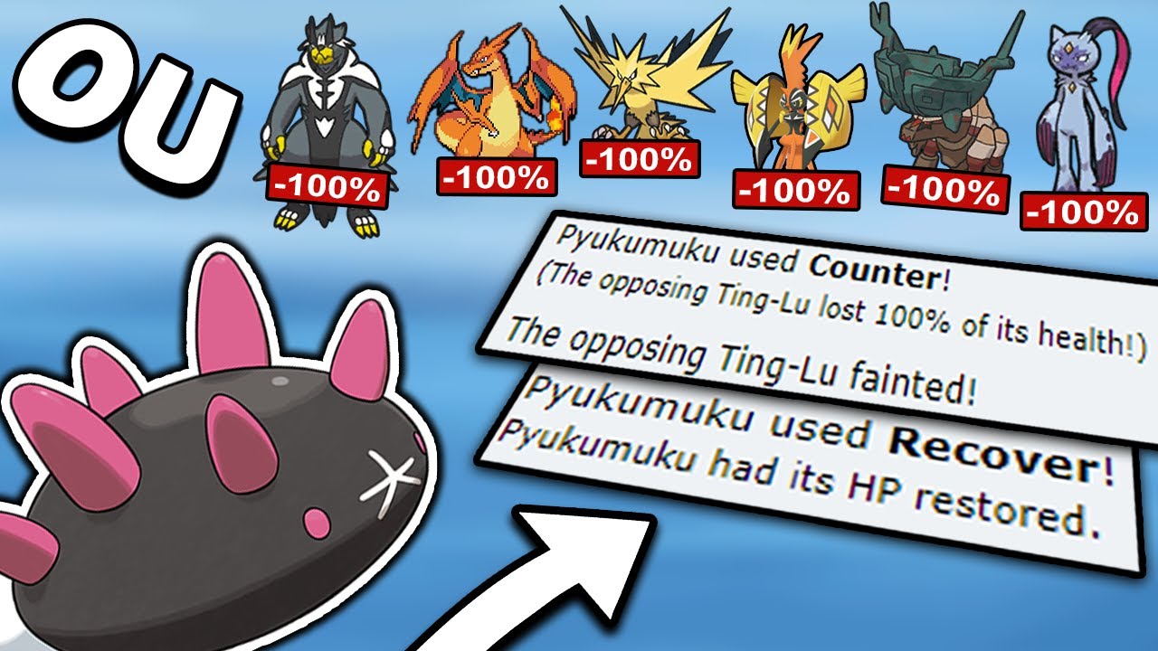 PYUKUMUKU is AMAZING in POKEMON SHOWDOWN NATIONAL DEX OU!