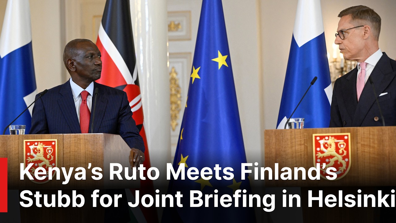 FULL SPEECH: Kenya&rsquo;s Ruto Meets Finland&rsquo;s Stubb for Joint Briefing in Helsinki | AC1S