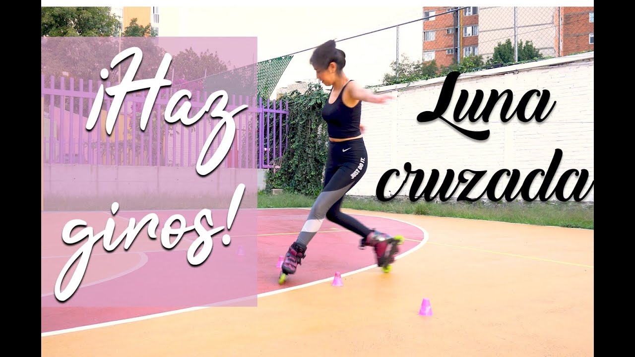¡Giros en patines! (LUNA CRUZADA) + Grand Volte // Truco de Freestyle Slalom