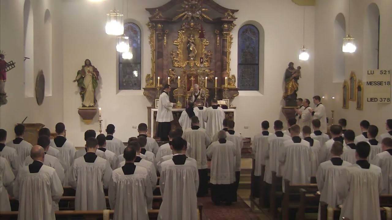 18. Februar 2026 - Gesungenes Amt  im tridentinischen Ritus - Priesterseminar Herz Jesu