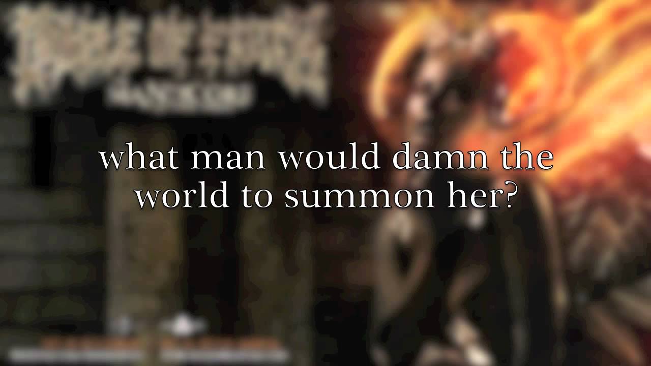 CRADLE OF FILTH - Manticore (LYRIC VIDEO)