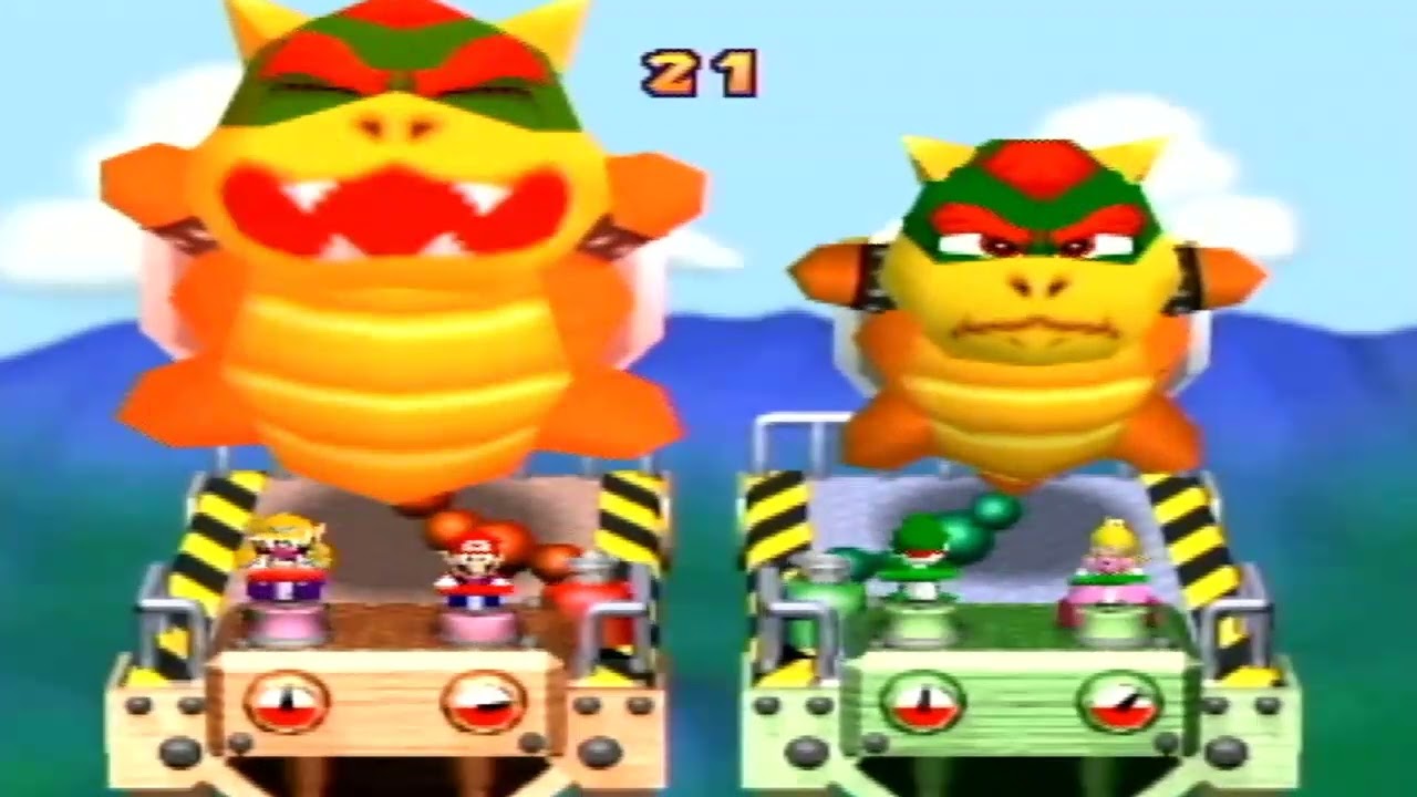 Mario Party 2 Part 11 - Mini-Game Coaster (Hard Course)