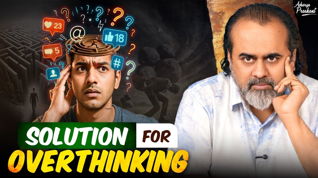 Do You Overthink? Here is a Beautiful Solution || Acharya Prashant, Sir J.J. College, Mumbai (2022)