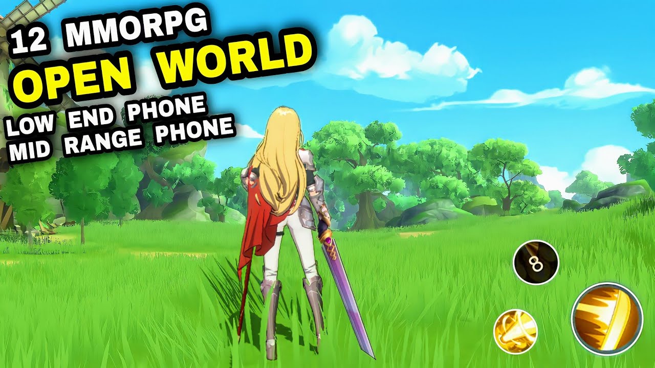 12 лучших MMORPG Android iOS Бюджетный телефон Средний телефон, 12 самых популярных игр MMORPG с ...