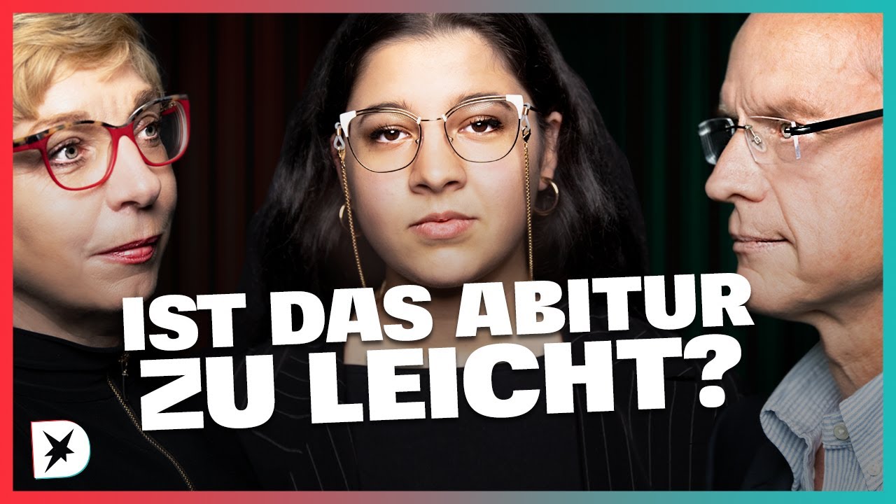 Ist das Abitur zu leicht? Schülerin vs. Lehrer | DISKUTHEK