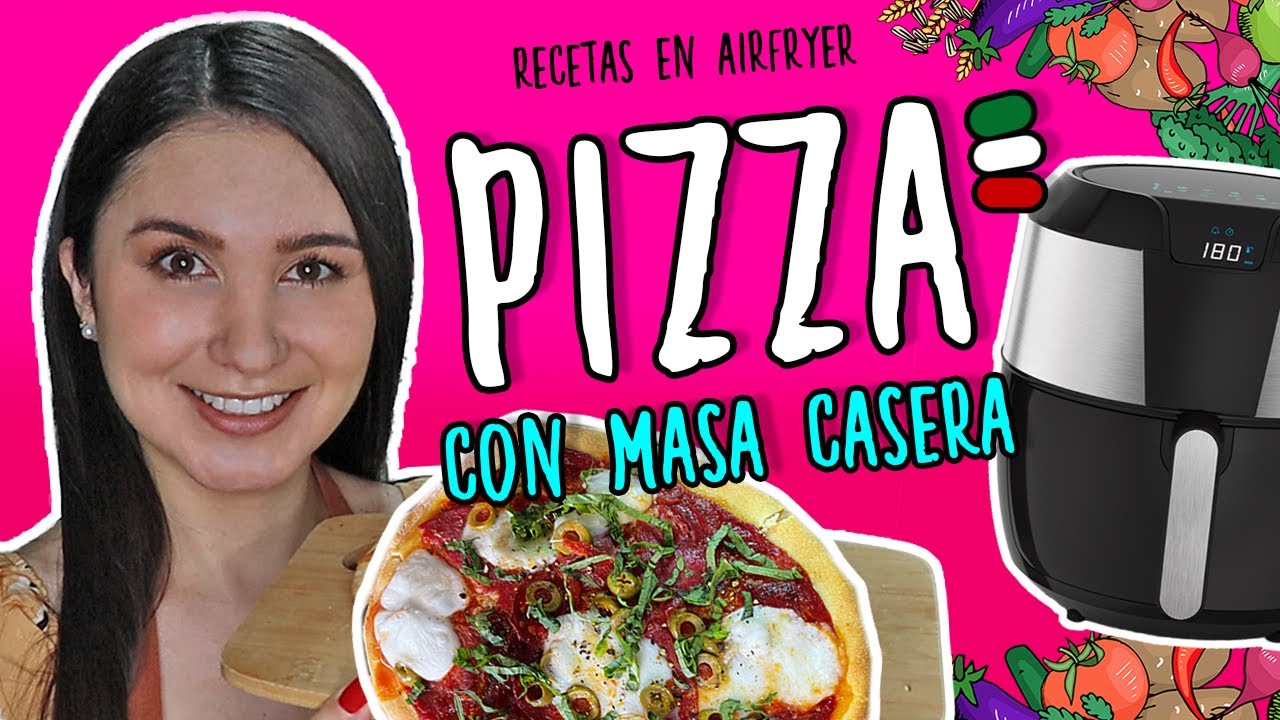 La mejor PIZZA del mundo preparada en casa en 11 MINUTOS #Airfryer | Do It! Laura