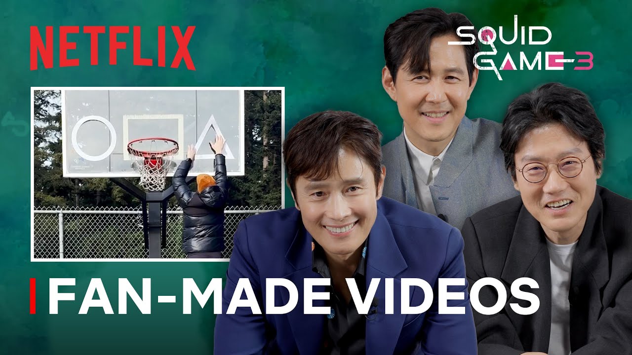 Reactions to fan-created parodies | Squid Game Season 3 | Netflix [ENG SUB]
