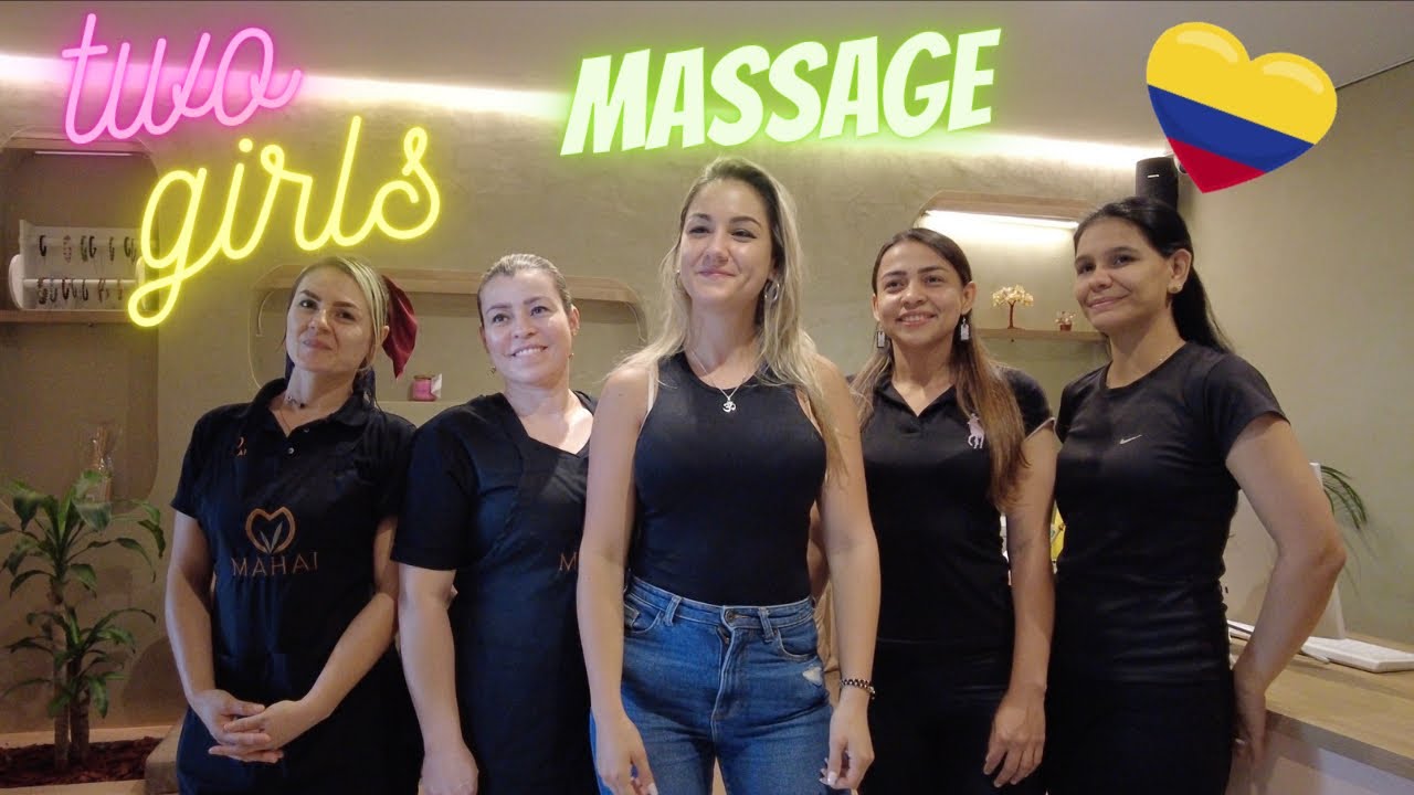 TWO LADIES MASSAGE IN MEDELLIN COLOMBIA 2022 🇨🇴