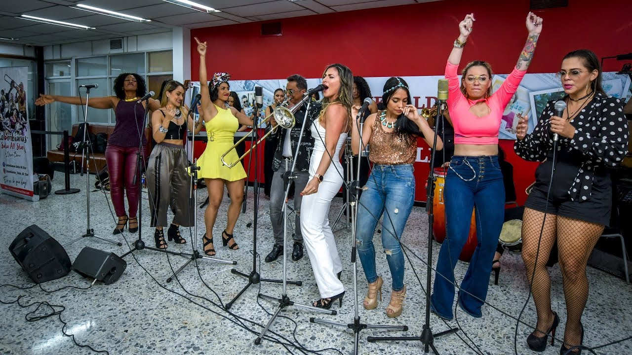 Medley | Colombianas Salsa All Star By Alberto Barros | Sesiones EH