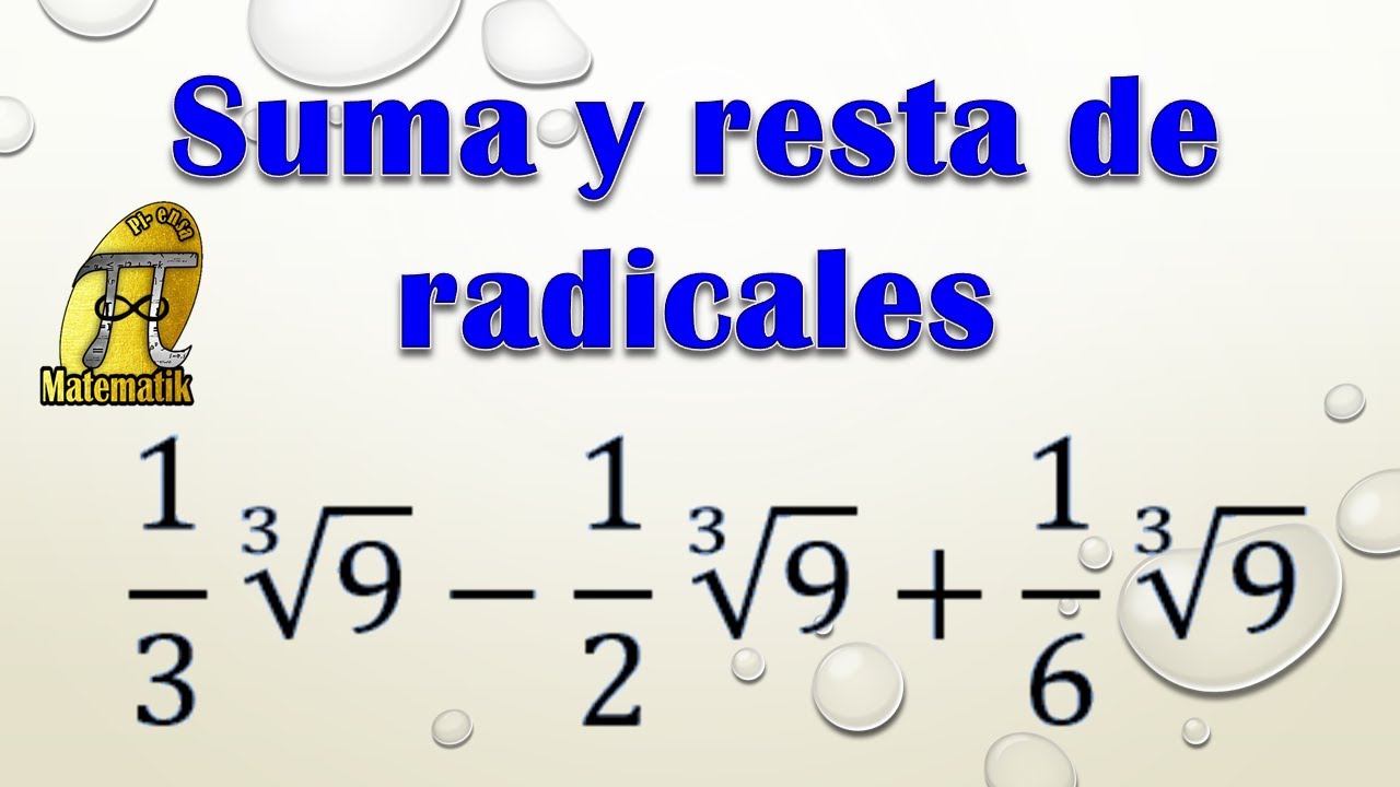 Suma y resta de números radicales | Ejercicios