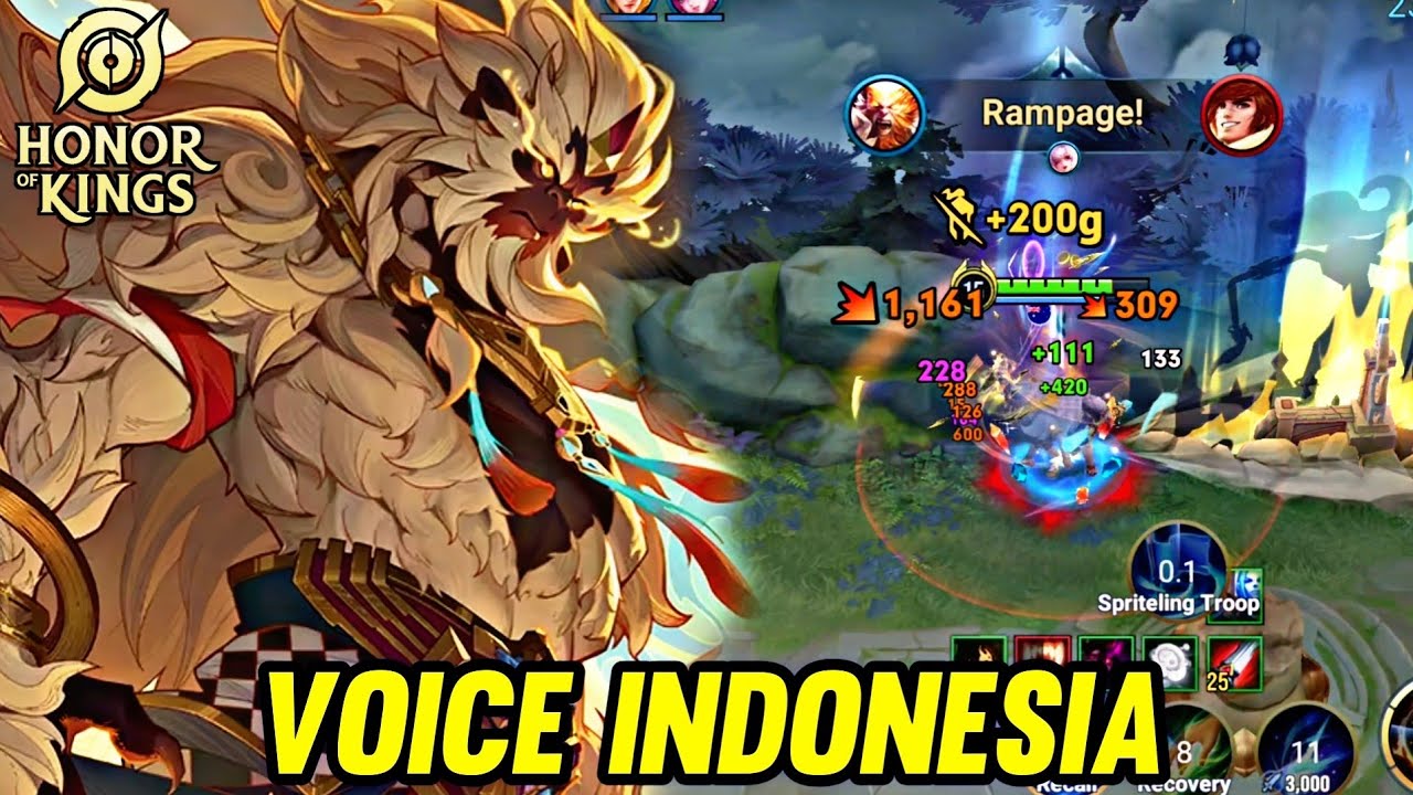 HOK : WUKONG GAMEPLAY | VOICE INDONESIA - HONOR OF KINGS