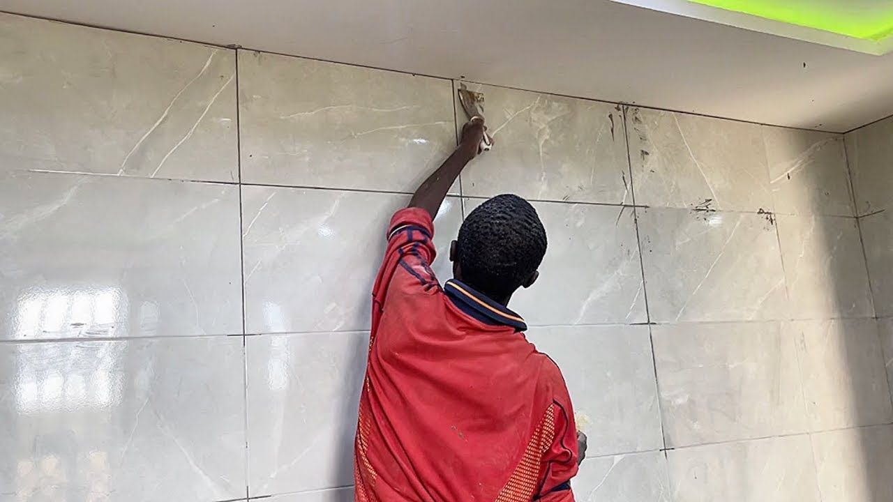Building in Ghana - Best Grouting For Tiling Work #buildinginghana