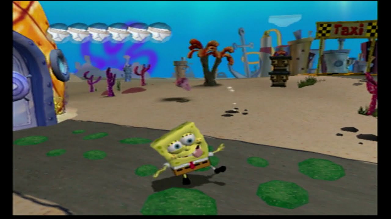 Spongebob SquarePants: Battle for Bikini Bottom (PS2): Death animations