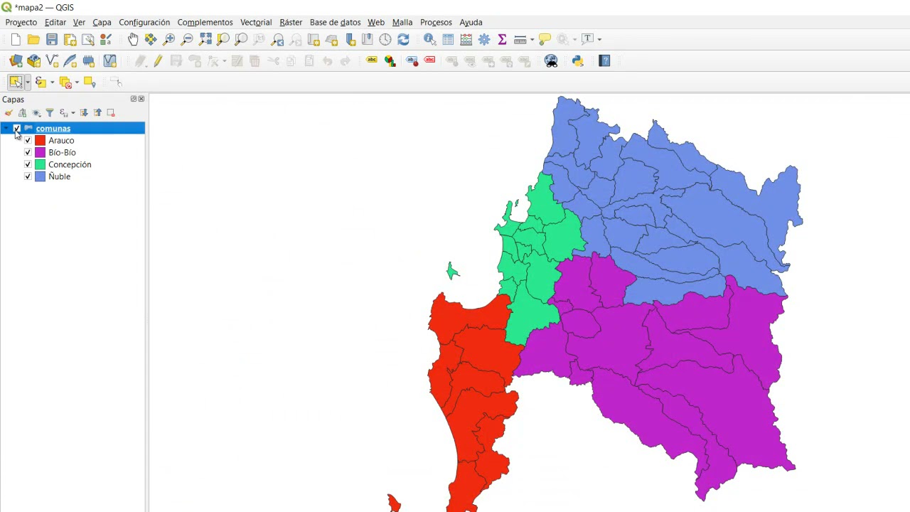 qgis tablas