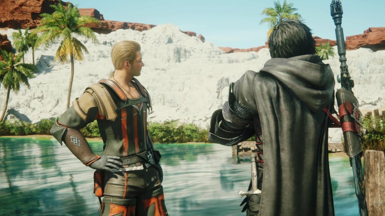 Spending time with Gav during Letting Off Steam quest [FFXVI]