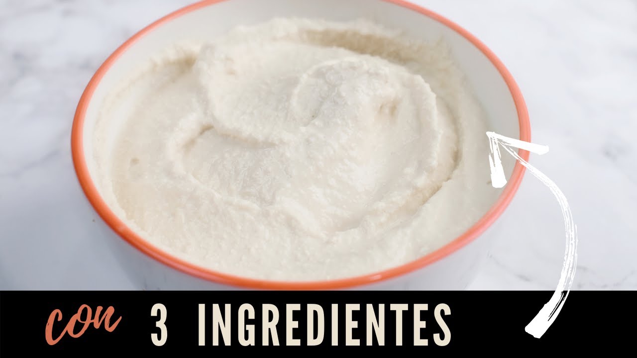 QUESO CREMA [PHILADELPHIA] VEGANO con 3 INGREDIENTES