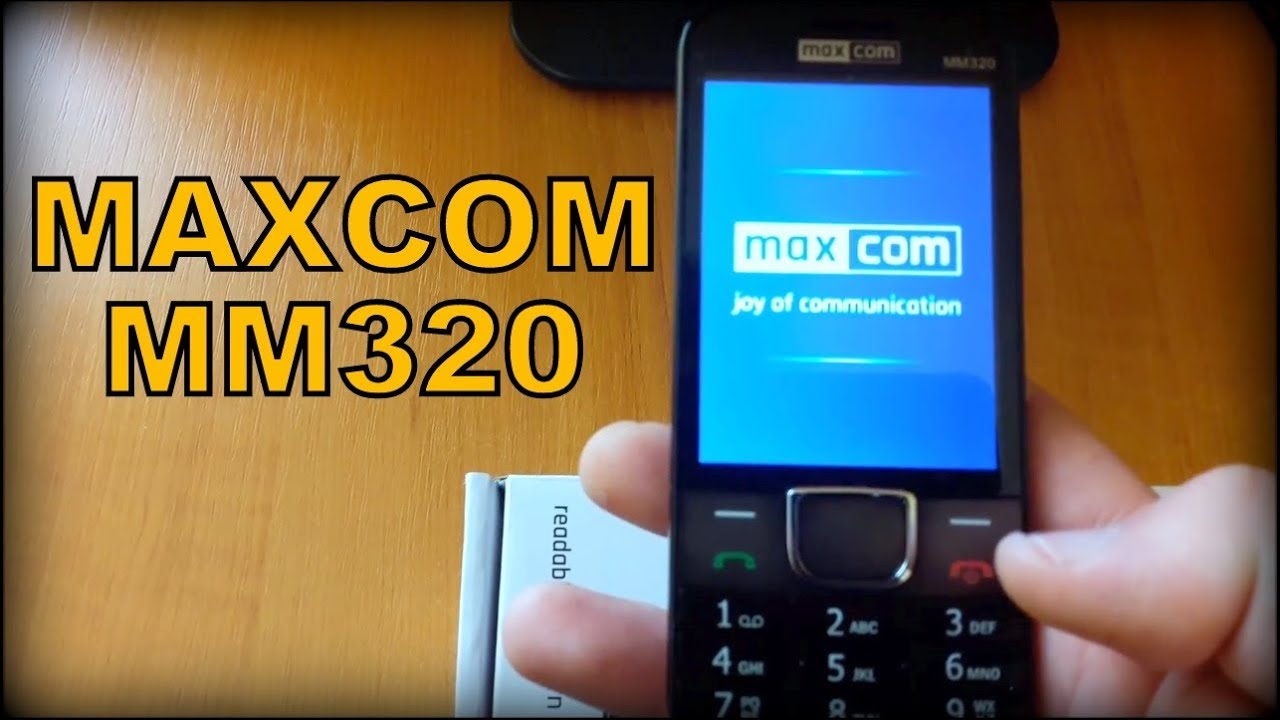 Maxcom Classic MM320 Cell Phone - Unboxing & Review telefon mobil