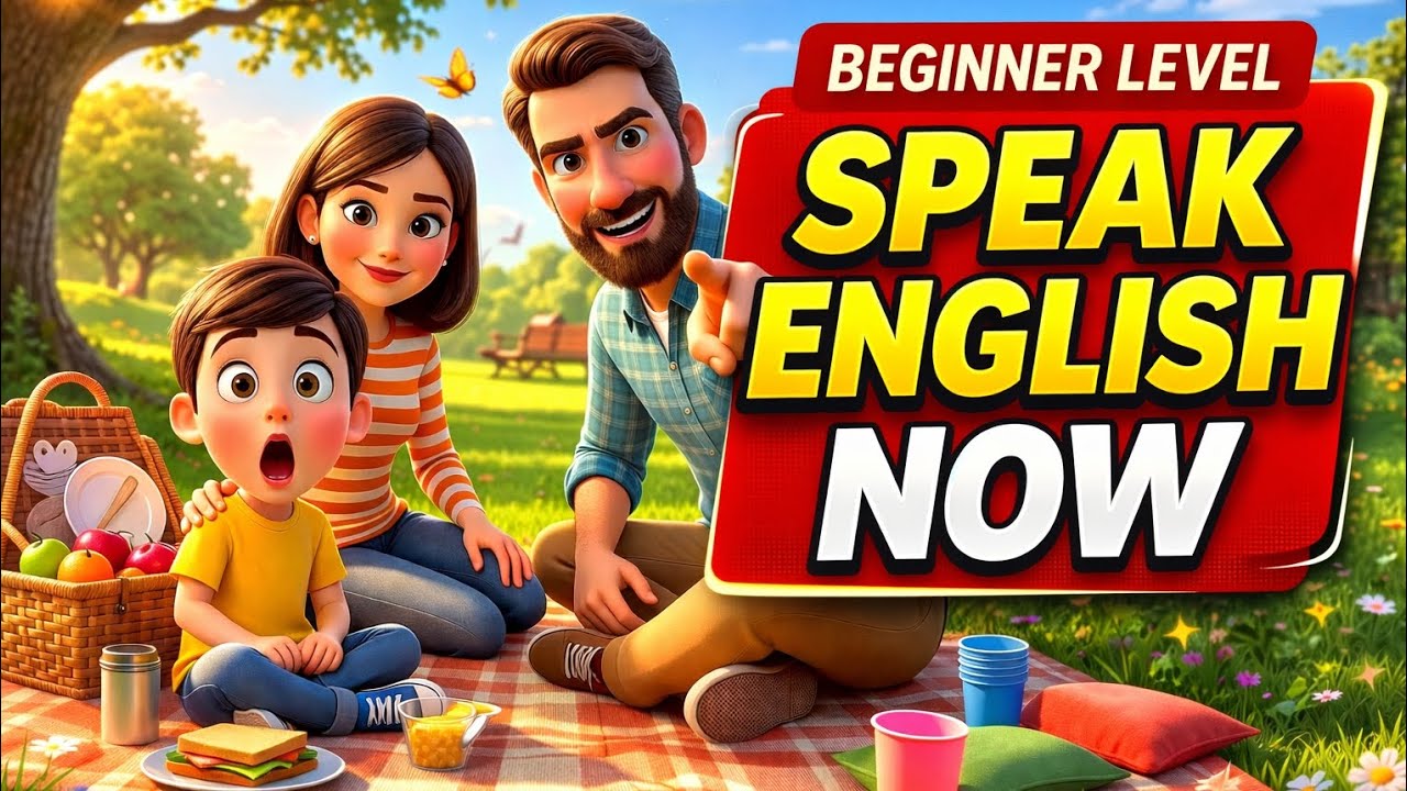 Daily English Conversation for Beginners | Family Picnic |
