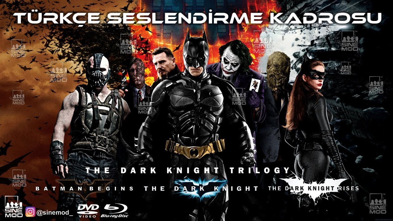 Batman: Kara Şövalye Serisi (2005-2008-2012) Türkçe Dublaj Kadrosu
