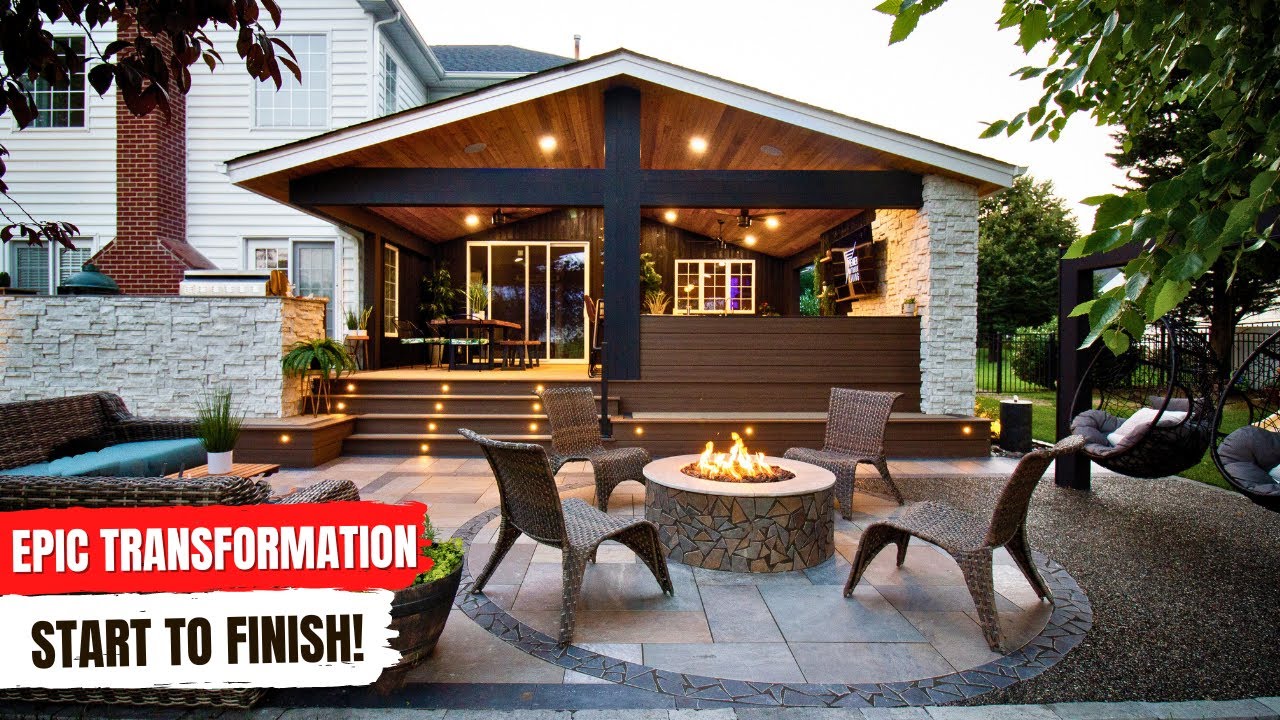 Our MOST EPIC Backyard Transformation - FULL BUILD!
