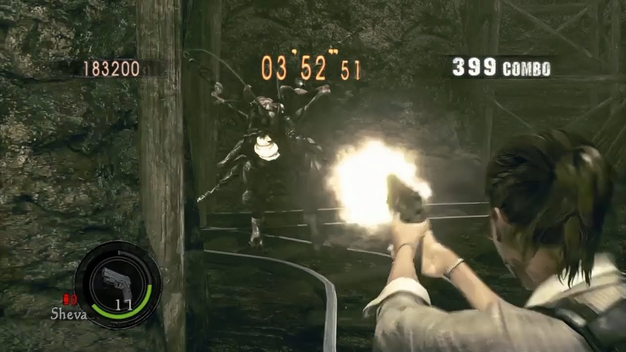 フルコン　バイオハザード5 マーセナリーズ　アンリミテッド　OLシェバ　sheva 鉱山　resident evil5 mercenaries バイオ5 マーセ　RE5