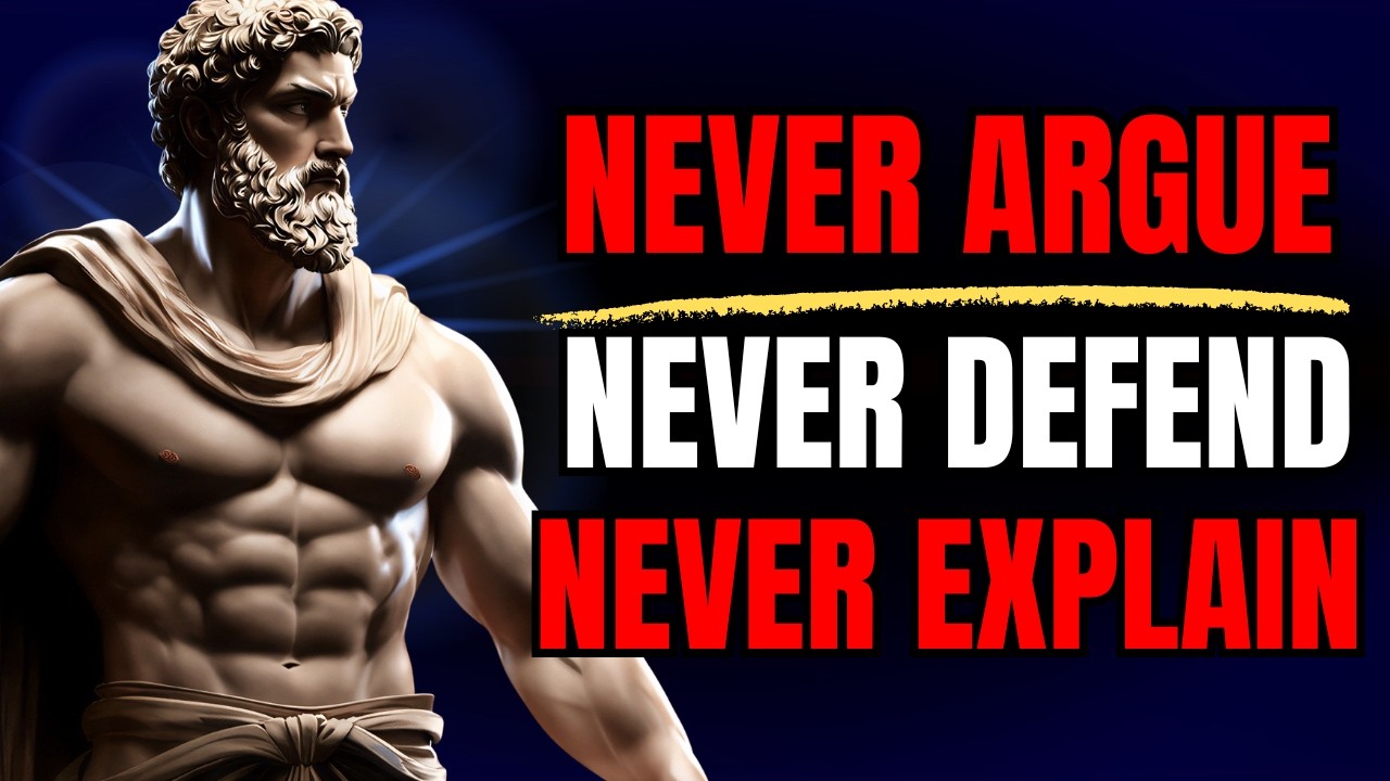 NEVER Argue, NEVER Defend, NEVER Explain - WHEN SILENCE BECOMES YOUR POWER | STOICISM