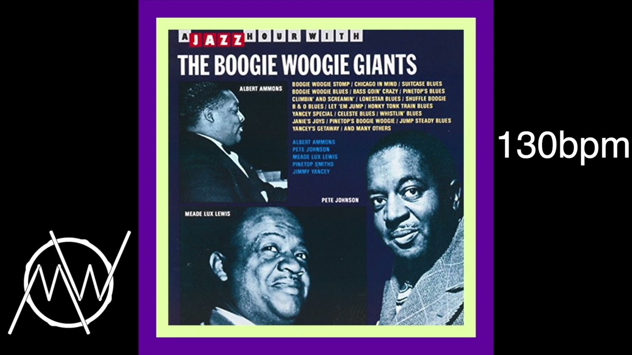 Boogie Woogie Shuffle Drumless Backing Track 130bpm