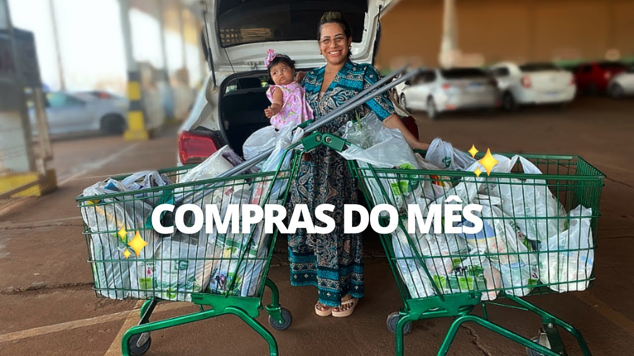 COMPRAS DO MÊS em Guajará-Mirim 🛒💰 Mostrei TUDO o que levamos + valor final | Vida em Nova Mamoré