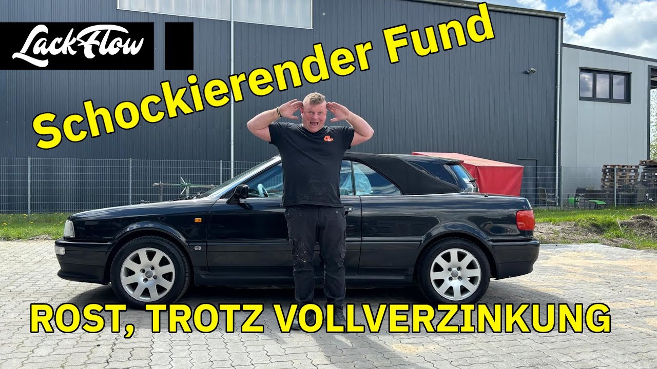 Rostbeseitigung an einem Audi Cabriolet