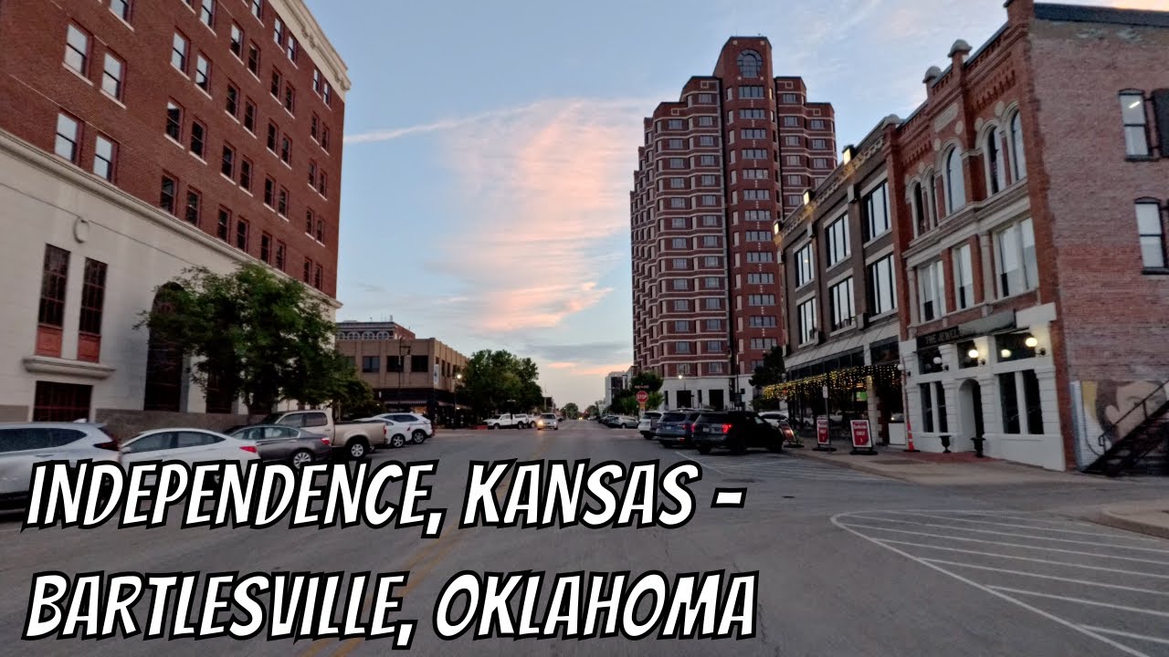 Independence, Kansas to Bartlesville, Oklahoma! Drive with me from Kansas to Oklahoma!