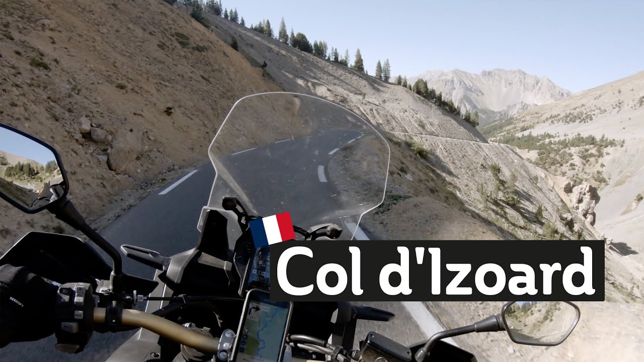 Col d'Izoard | CRF 1000L Africa Twin | Engine Sound Only | 4K