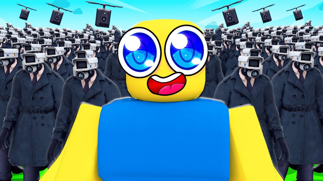 I BECAME *LEADER* OF THE CAMERAMAN ARMY IN ROBLOX (Toilets World War)