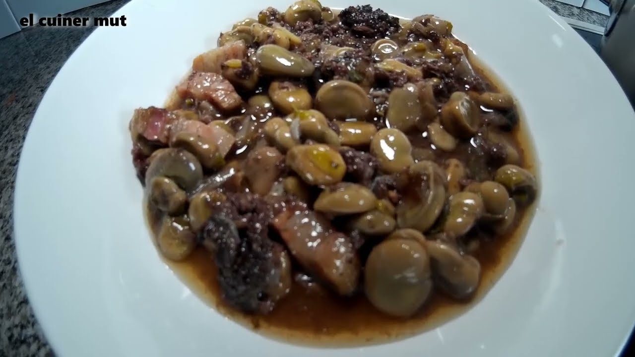 Faves a la catalana, recepta del cuiner mut