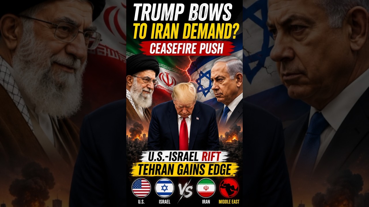 Trump Backs Ceasefire? Iran Gains Edge as US-Israel Rift Deepens 🇺🇸🇮🇷 #Shorts