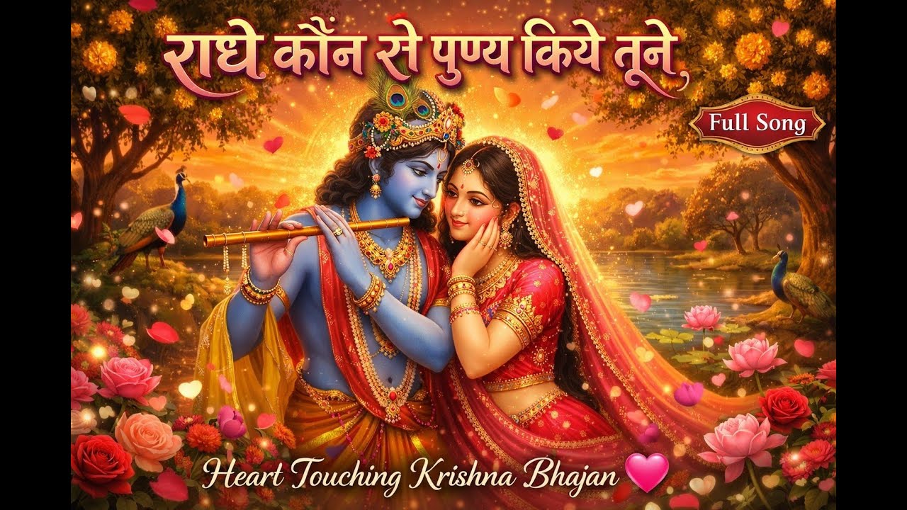 राधे कौन से पुण्य किये तूने 😢 Heart Touching Krishna Bhajan | Radha Krishna Love Song | भक्ति गीत
