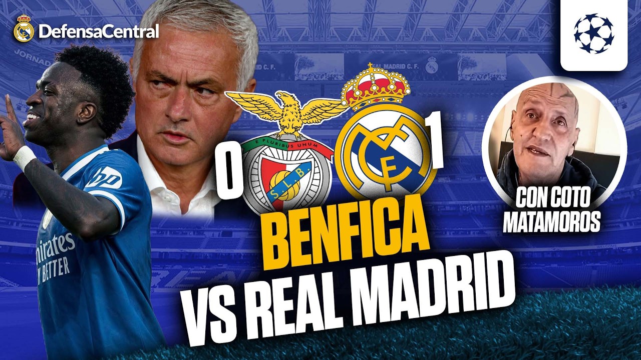 ⚽ BENFICA 0-1 REAL MADRID 🔥 GOLAZO DE VINICIUS EN CHAMPIONS LEAGUE | TERTULIA con COTO MATAMOROS