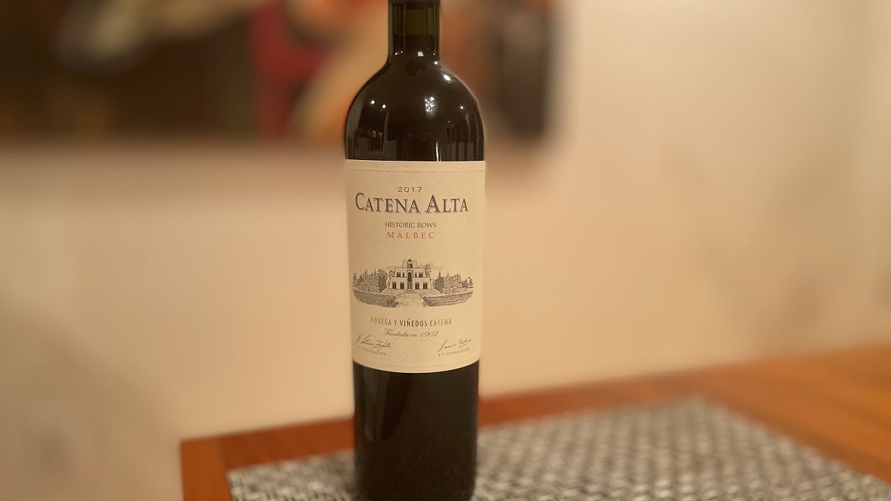 Bodega Catena Zapata 2017 Malbec Alta Historic Rows Argentina Premium Wine Review