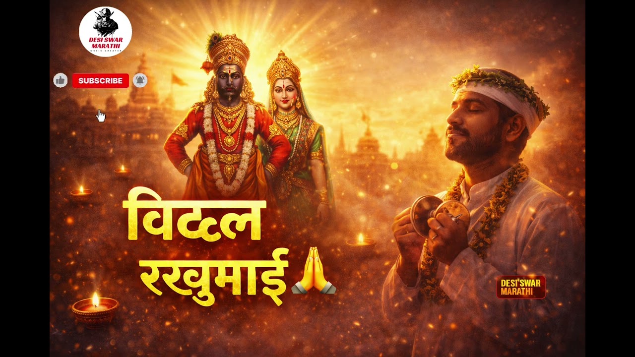 विठ्ठल रखुमाई 🙏 | मन शांत करणारे भक्तीगीत | Marathi Bhakti Song #विठ्ठलरखुमाई#VitthalRakhumai