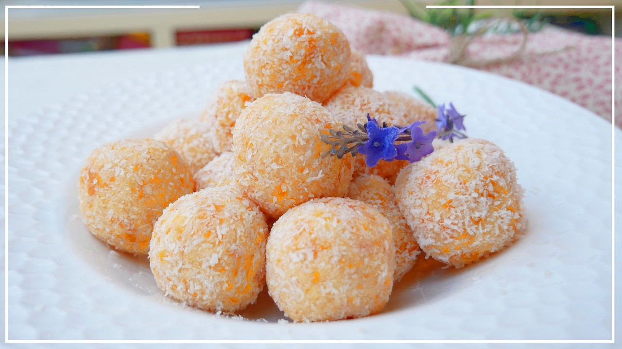 Cómo hacer bolitas de calabaza y coco con solo 4 ingredientes: postre fácil y delicioso