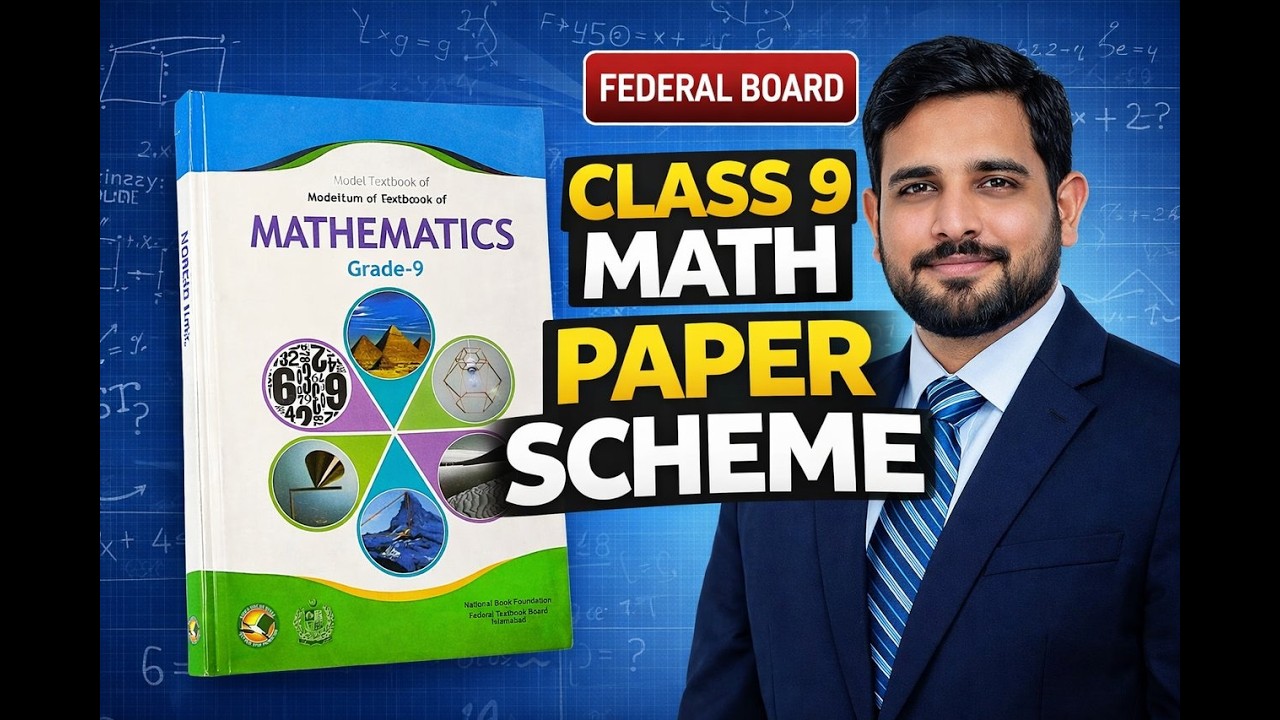 Class 9 Math Paper Scheme | Chapter Wise Weightage | Federal Board