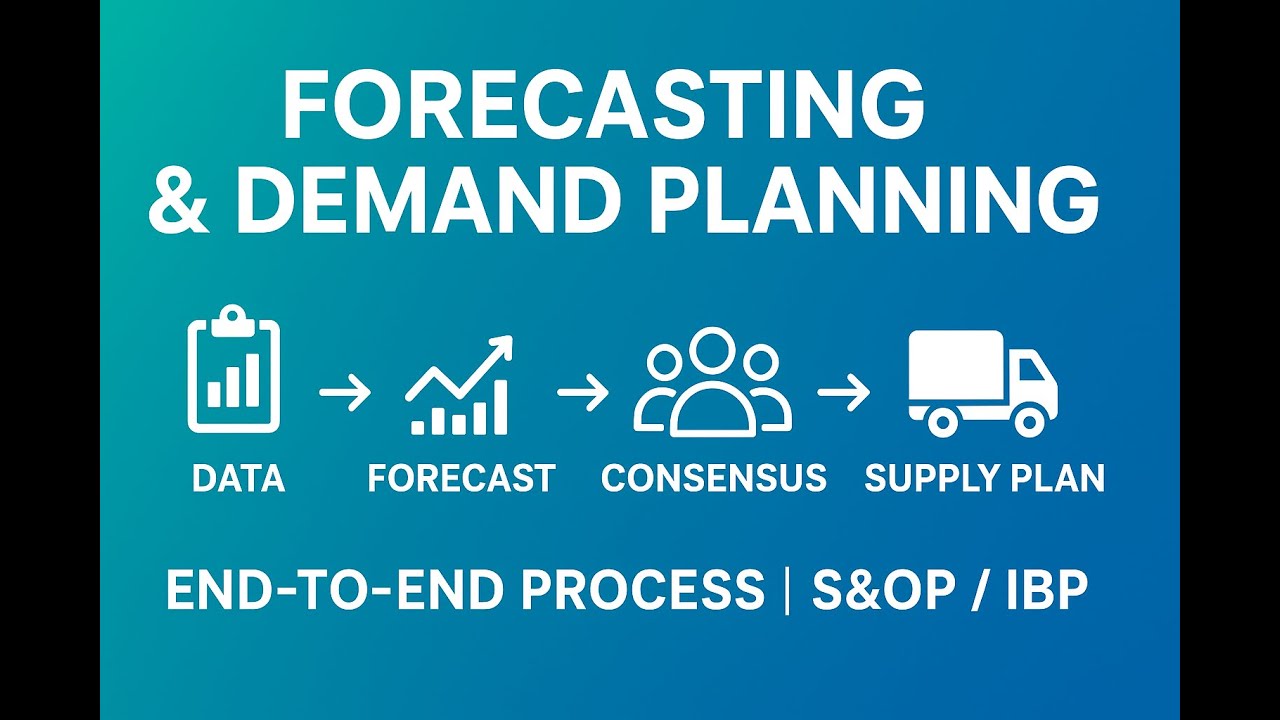 End-to-End Forecasting & Demand Planning | S&OP & IBP Explained Step by Step