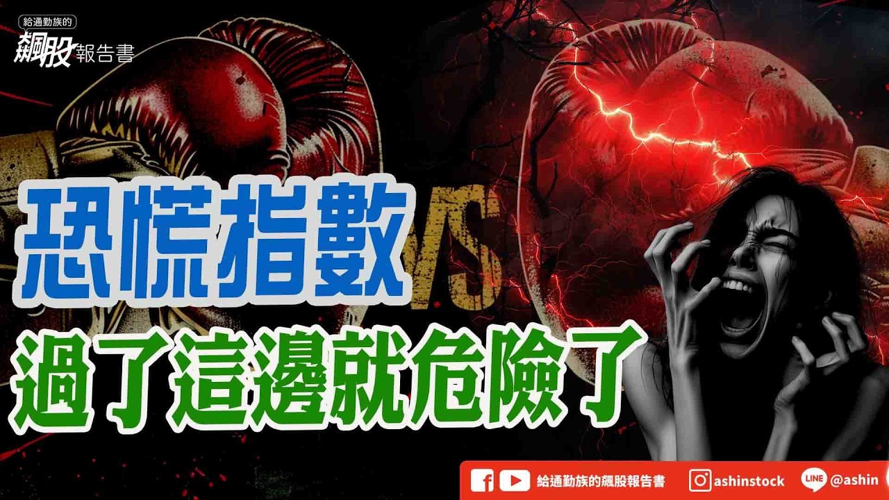 恐慌指數只要過了這邊就危險了！ #五日均線 #扣抵值 #美股 #韓股 #記憶體 #油價 #航運 #塑化 #恐慌指數 #融資維持率 #定穎 #高技 #盤後影片