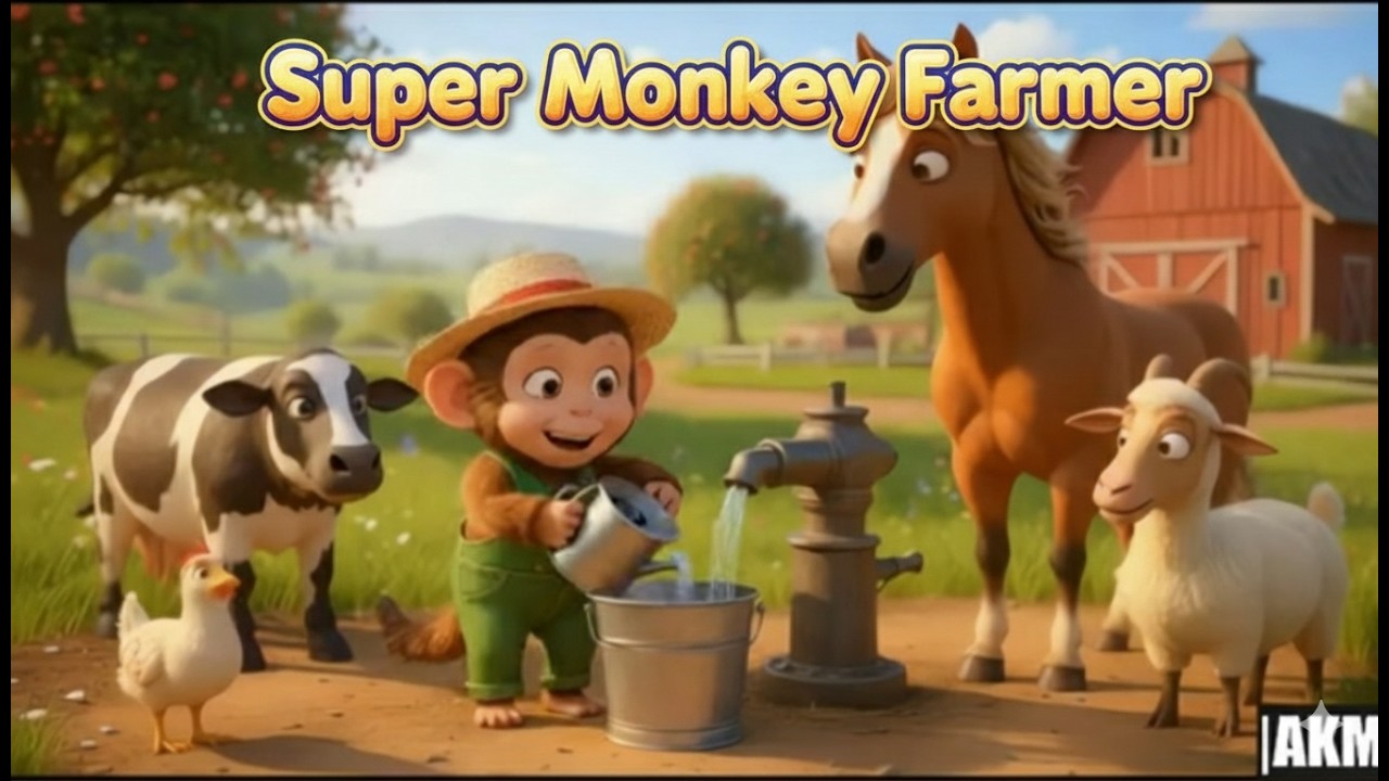 Monkey Farm Story : Amazing Rescue Mission & Farm Life Adventure !
