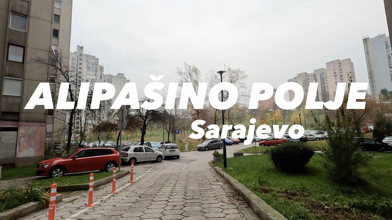 Alipašino Polje u nedjelju 🌫️ šetnja pred kišu kroz sarajevske blokove