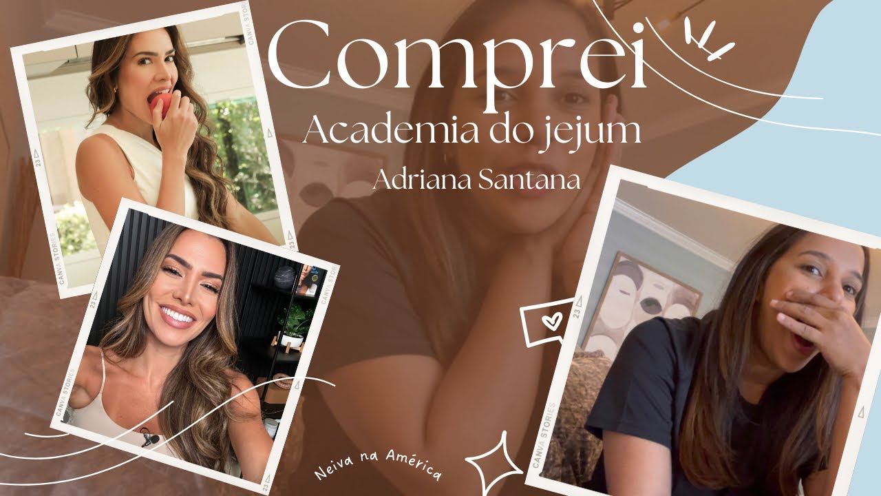 Academia do jejum / ADRIANA SANTANA / Comprei / jejum intermitente