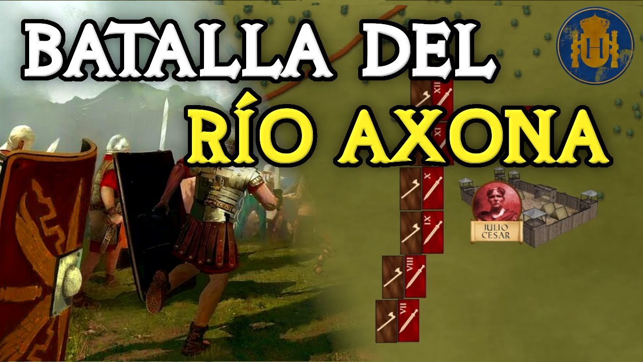 La INVASIÓN de ARIOVISTO y BATALLA del río Axona. GUERRA de las GALIAS. Vida de Cayo Julio César #5
