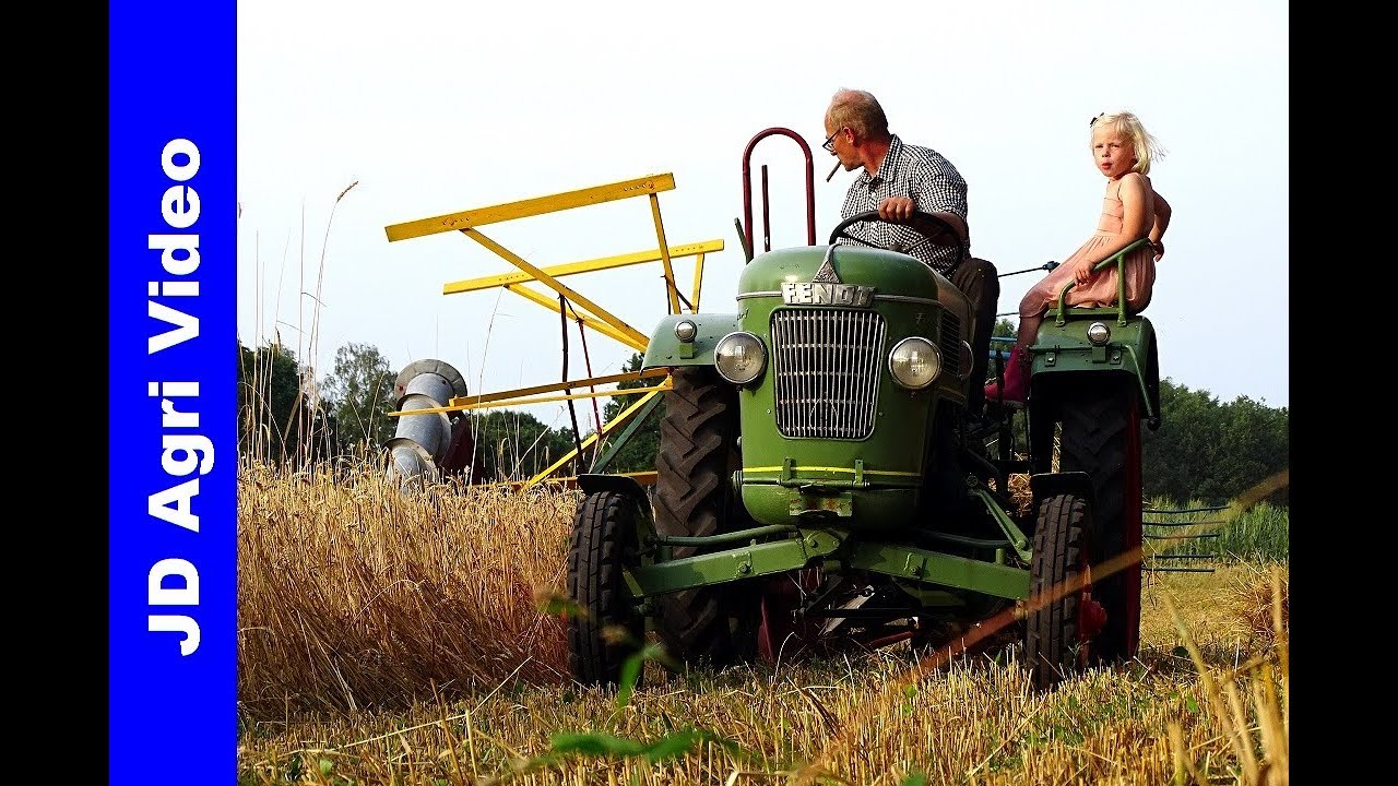 Fendt Farmer 1|Rogge maaien|Grain harvest|Rogge mähen|Rijksen|Elspeet|2018