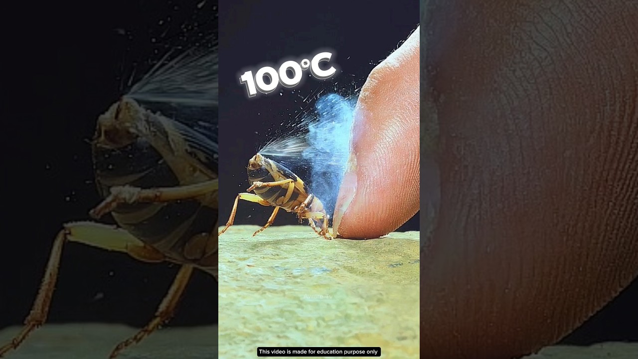 bombardier beetle | sprays acid