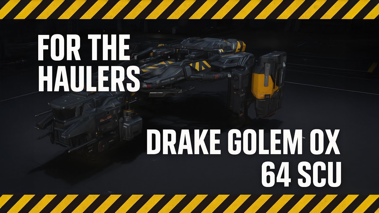 Drake Golem OX – The Tiny New Cargo Hauler with BIG Potential