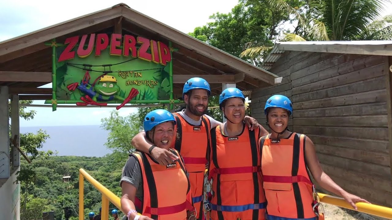 South Shore Zipline Adventure, West Bay, Roatan